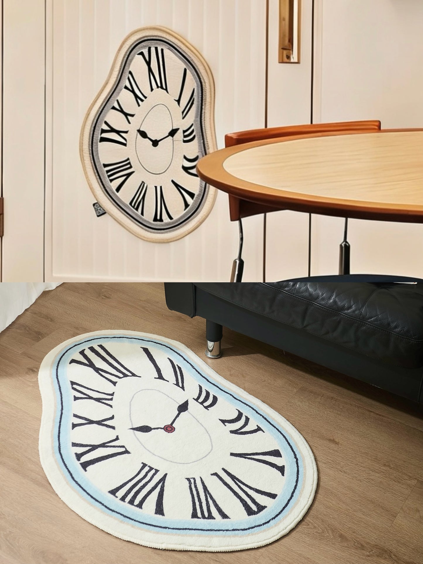 Cat'Oclok melted clock Cat scratcher ๐