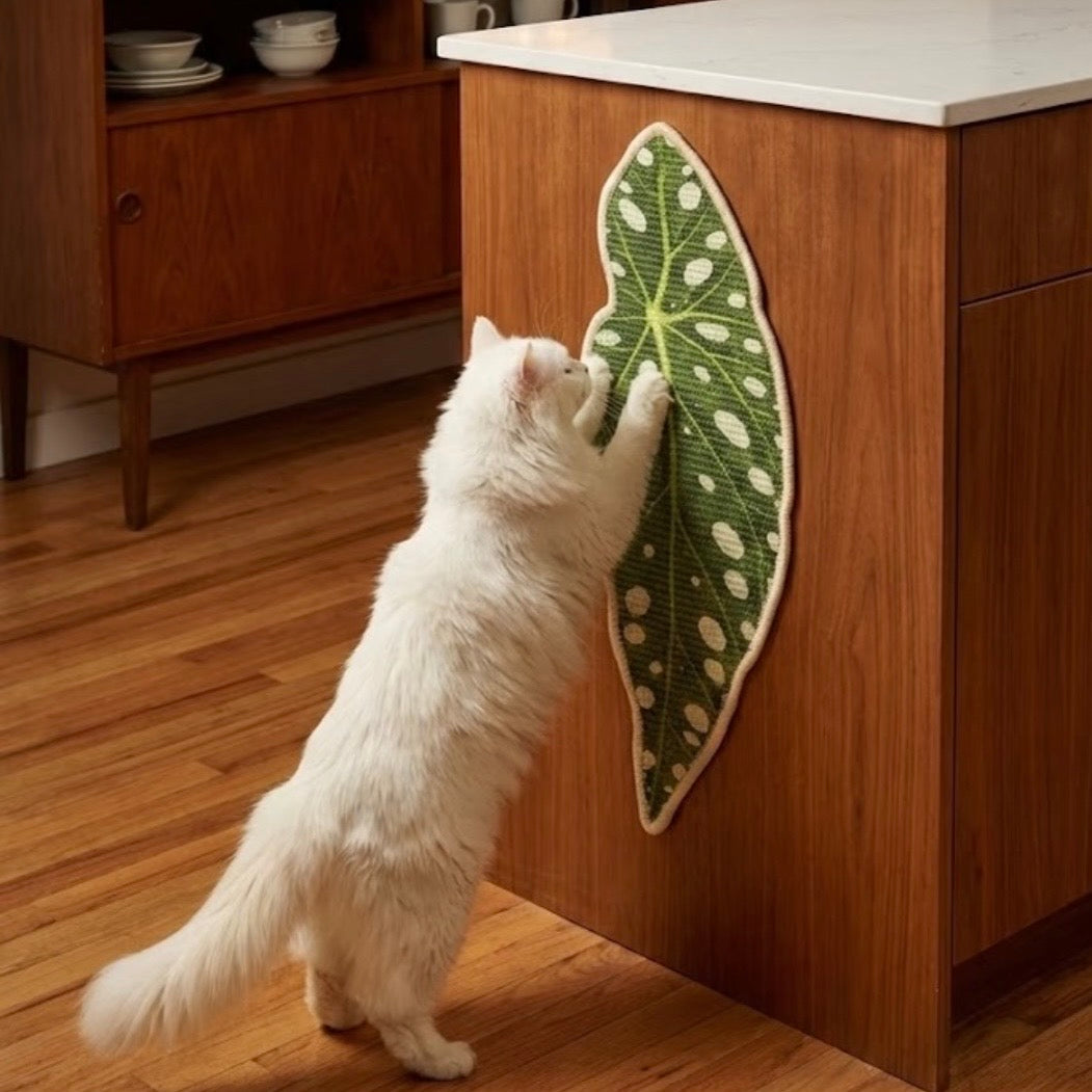 Green Leaf Cat Scratcher ( Nature Sisal)