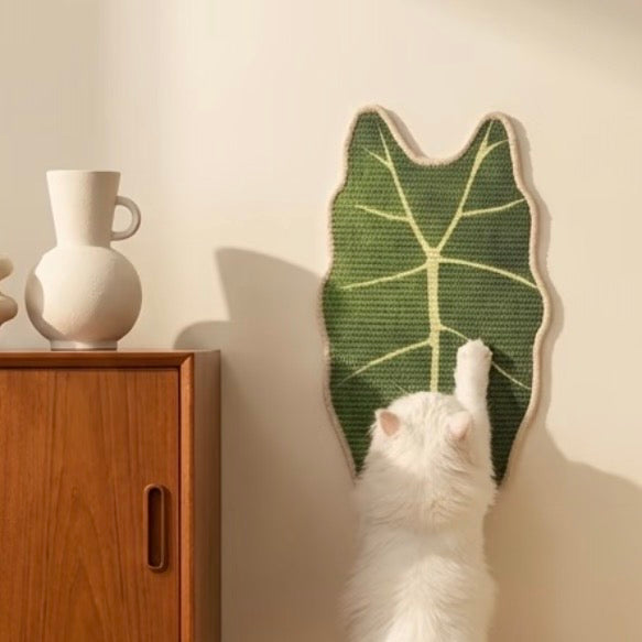Green Leaf Cat Scratcher ( Nature Sisal)